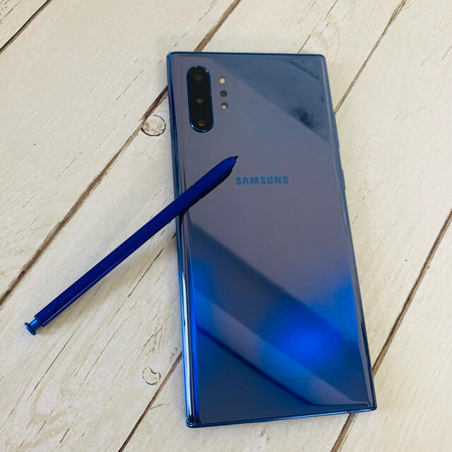 Galaxy - Galaxy Note 10+5G Aura Blue 256GB SIMフリー