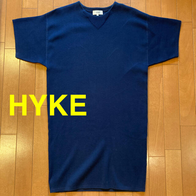 HYKE(ハイク)のHYKE ネイビーワンピース レディースのワンピース(ひざ丈ワンピース)の商品写真