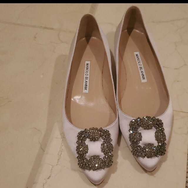 品質が完璧 MANOLO 専用☆新品【マノロ・ブラニク】ハンギシフラット