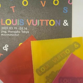 ルイヴィトン(LOUIS VUITTON)の【ルイヴィトン】ルイ・ヴィトン展　ステッカー　非売品　LOUIS　VUITTON(ノベルティグッズ)