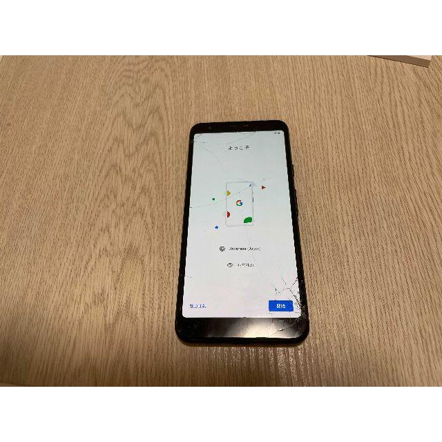 Google Pixel3a 64GB SIMフリー 画面割れ ジャンク