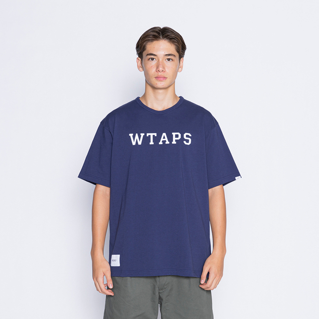 wtaps college ss cotton tee m