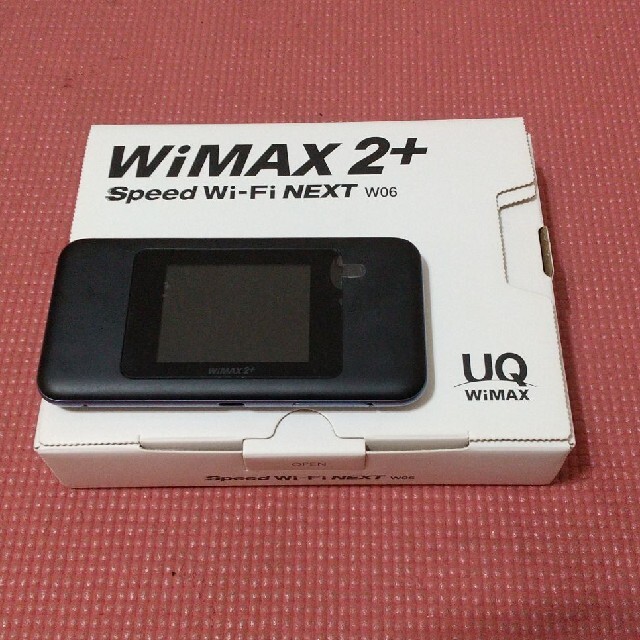 Speed Wi-Fi NEXT W06 HWD37SKU ブラック ブルー