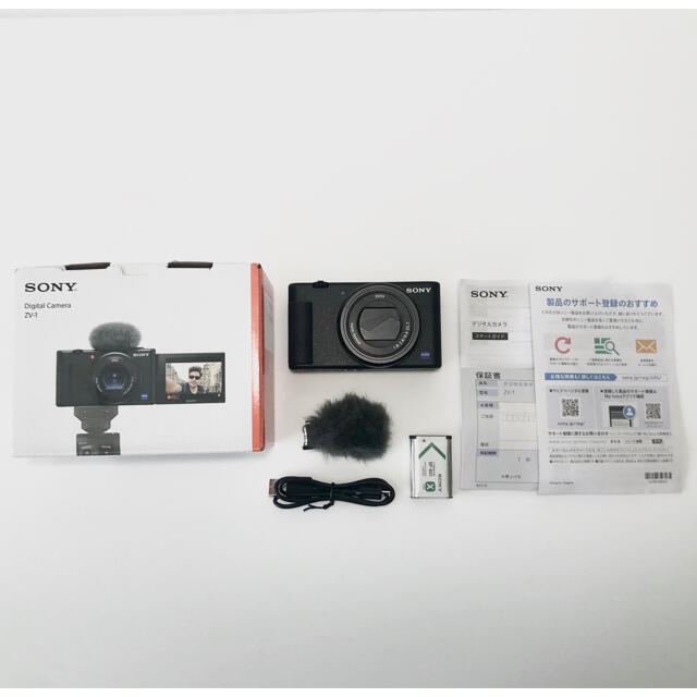 最安値で SONY - SONY VLOGCAM ZV-1 ソニー VLOGカメラ 美品