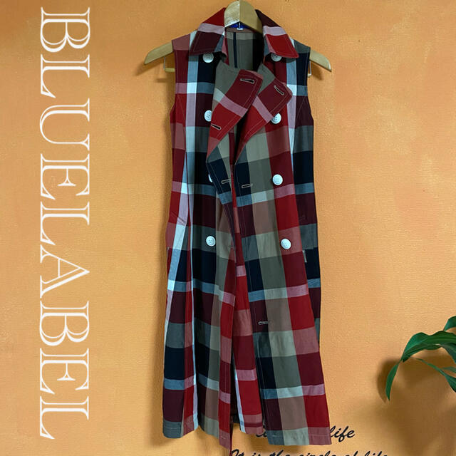 BURBERRY BLUE LABEL(バーバリーブルーレーベル)のBLUELABEL❗️チェックワンピ レディースのワンピース(ひざ丈ワンピース)の商品写真