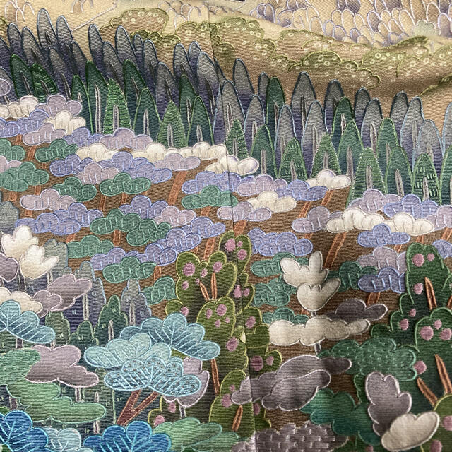 210mo31◇友禅染 蘇州刺繍 黒留袖 比翼付き◇しつけ付 | www.unimac.az
