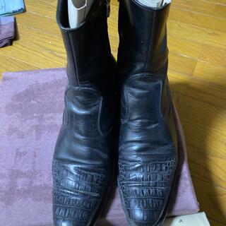 値下げ☆ミハラヤスヒロ サイドジップアップブーツ - ブーツ