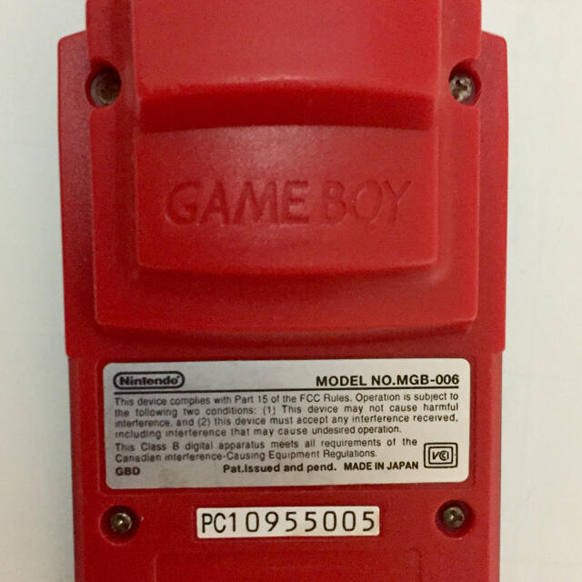 ゲームボーイ(ゲームボーイ)のGB ポケットカメラ レッド 中古 エンタメ/ホビーのゲームソフト/ゲーム機本体(携帯用ゲームソフト)の商品写真