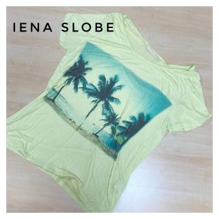 スローブイエナ(SLOBE IENA)のIENA SOLBE レディース ガラTシャツ FREE 黄(Tシャツ(半袖/袖なし))