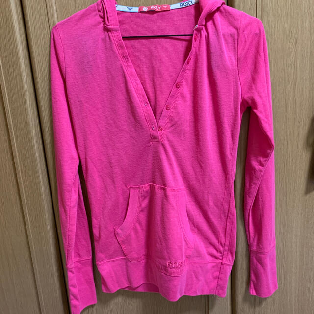 Roxy(ロキシー)のROXY 長袖 シャツ カットソー パーカー ピンク レディースのトップス(カットソー(長袖/七分))の商品写真