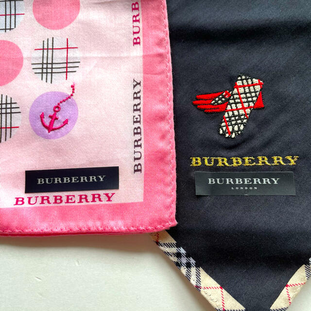 BURBERRY(バーバリー)の未使用 BURBERRY レディース ハンカチ ノバチェック 2枚セット  レディースのファッション小物(ハンカチ)の商品写真