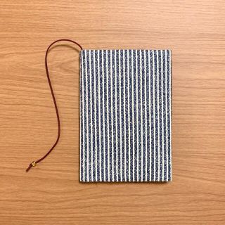 【 文庫本 】ブックカバー   ハンドメイド ヒッコリー(ブックカバー)