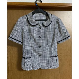 事務オーバーブラウス(シャツ/ブラウス(半袖/袖なし))