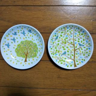 スカイラーク(すかいらーく)のガスト 小皿 2枚(食器)