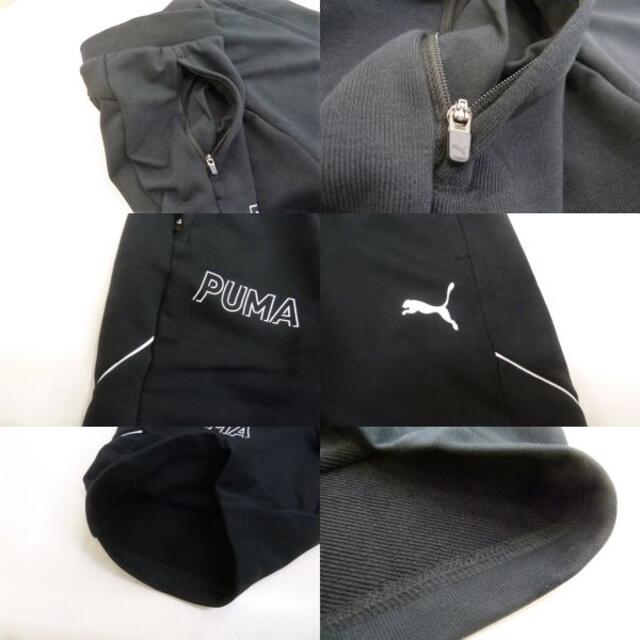 PUMA(プーマ)のM黒)プーマ★ハーフパンツ スウェット582838ショート ポケットファスナー付 スポーツ/アウトドアのトレーニング/エクササイズ(その他)の商品写真