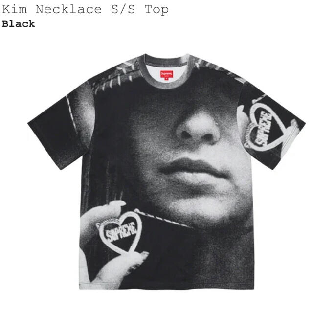 国内正規 Supreme Kim Necklace S/S Top S 黒