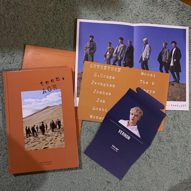 SEVENTEEN(セブンティーン)のSEVENTEEN teen age アルバム orange  エンタメ/ホビーのCD(K-POP/アジア)の商品写真