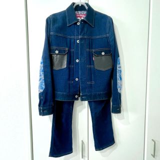 ジュンヤワタナベコムデギャルソン(JUNYA WATANABE COMME des GARCONS)の最終値下【激レア】ジュンヤワタナベマン×リーバイス/デニムセットアップ/コラボ/(Gジャン/デニムジャケット)