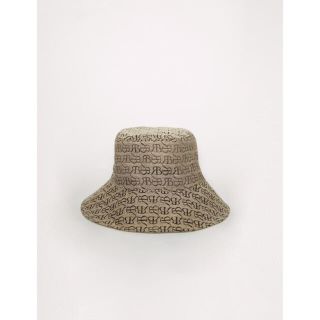 アメリヴィンテージ(Ameri VINTAGE)のRANDEBOO RB monogram hat (beige)(ハット)