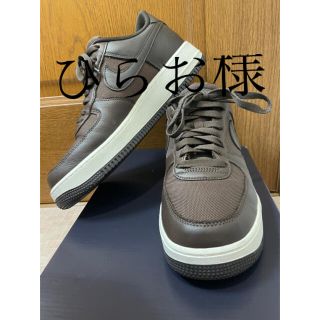 ナイキ(NIKE)の【2回のみ着用】ナイキNIKE エアフォースワンゴアテックス 茶 27.5(スニーカー)