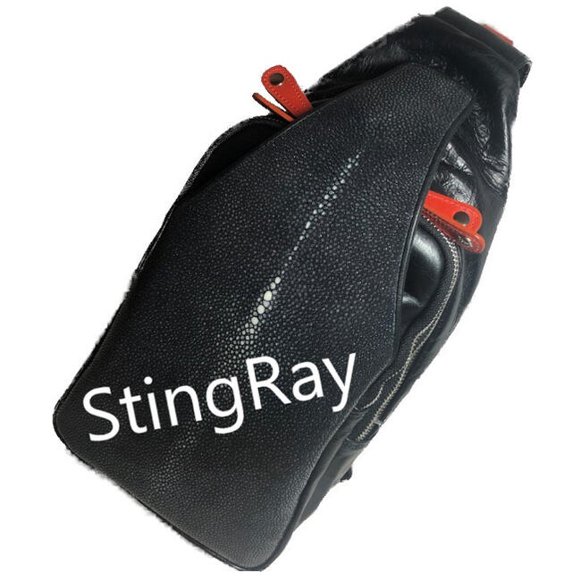 【新品】スティングレイ Stingray ボディバッグ リュック エイ革 本革