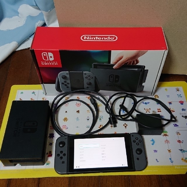 Nintendo Switch 本体 グレー 旧型 付属品全てあり - www.sorbillomenu.com