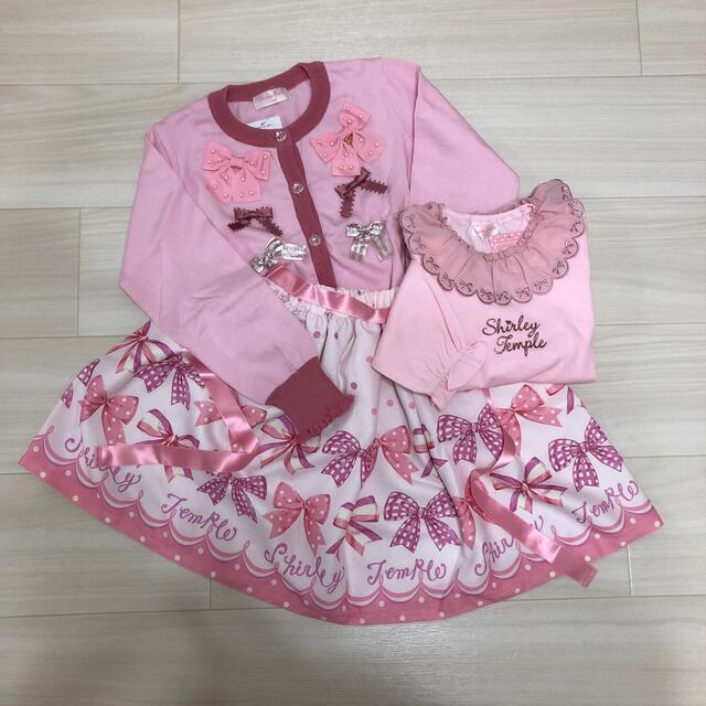 Shirley Temple(シャーリーテンプル)の未使用　Shirley Temple  3点セット キッズ/ベビー/マタニティのキッズ服女の子用(90cm~)(その他)の商品写真