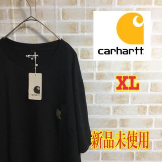 カーハート(carhartt)の【新品未使用】カーハート　ポケットTシャツ　XL 黒 ゆるだぼ　ユニセックス(Tシャツ/カットソー(半袖/袖なし))