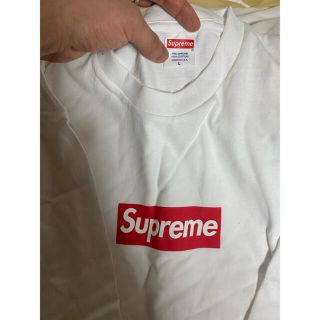 Supreme box logo l/s tee ロンt