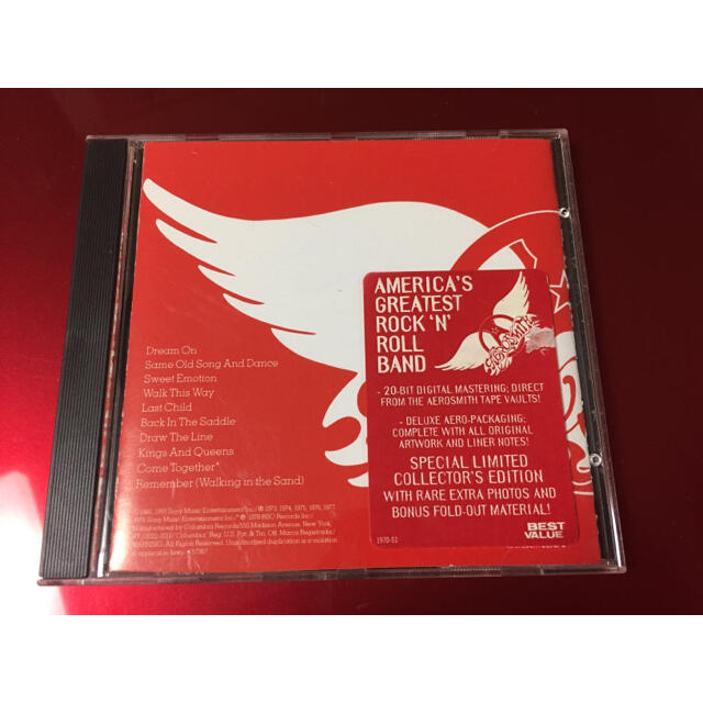 洋楽 CD エアロスミス グレイテスト ヒッツ エンタメ/ホビーのCD(ポップス/ロック(邦楽))の商品写真