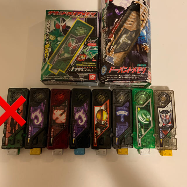 BANDAI - 値下げ中　仮面ライダーダブル　メモリセット