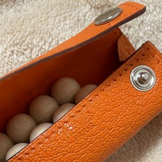 エルメス(Hermes)の超レア  エルメス ピラミッドパズル レザーケース付 オレンジ(その他)