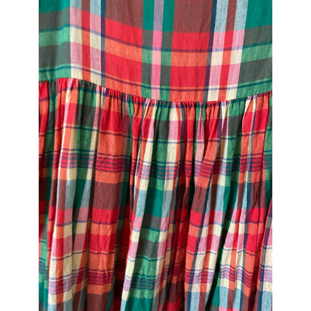IENA(イエナ)のSALE⭐︎IENAインド綿マキシスカート　チェック40サイズ レディースのスカート(ロングスカート)の商品写真