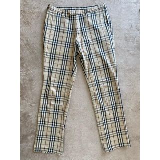 バーバリーブラックレーベル(BURBERRY BLACK LABEL)の【極美品】BURBERRY BLACK LABEL ノバチェックパンツ(チノパン)