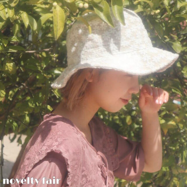 merry jenny(メリージェニー)のメリージェニー  flower lace bucket hat レディースの帽子(ハット)の商品写真