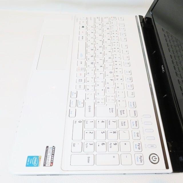PC/タブレット ノートPC 人気のレッド ❦Blu-ray対応 ❦薄型 ❦カメラ付❦NEC ❦ノートパソコン 