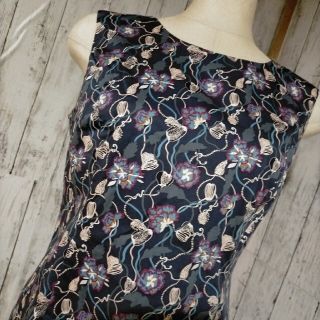 dinos - 美品☆DAMA COLLECTION☆LIBERTYコラボコットンワンピース リ