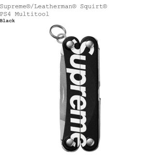 シュプリーム(Supreme)のSUPREME leatherman multitool ブラック　完売品(その他)