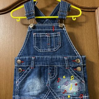 エフオーキッズ(F.O.KIDS)の美品F.O KID'Sの可愛いサロペットスカートサイズ70(スカート)