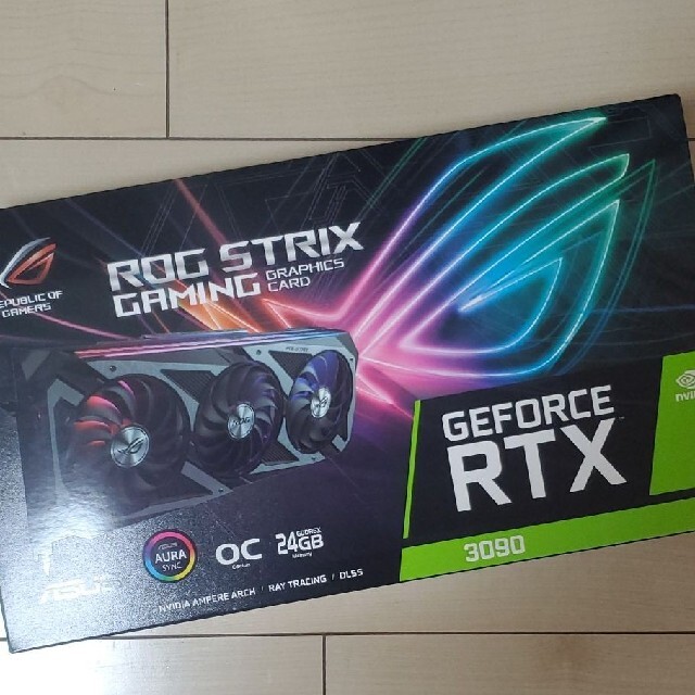 PCパーツ新品未使用 ASUS ROG Geforce RTX 3090 OC