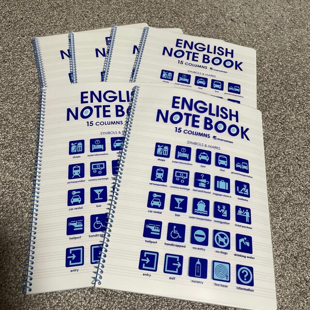 Maruman(マルマン)のmaruman ENGLISH NOTE BOOK 15 COLUMNS インテリア/住まい/日用品の文房具(ノート/メモ帳/ふせん)の商品写真