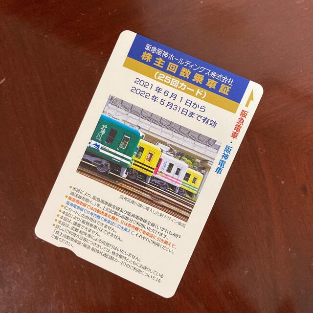 阪急阪神ホールディングス株式会社 株主回数乗車券 25回カード - その他