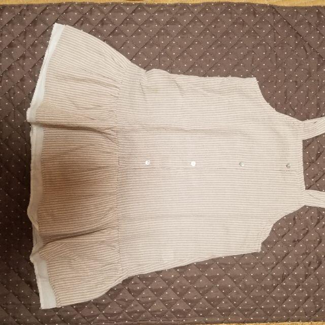 韓国anggoジャンパースカート キッズ/ベビー/マタニティのキッズ服女の子用(90cm~)(ワンピース)の商品写真