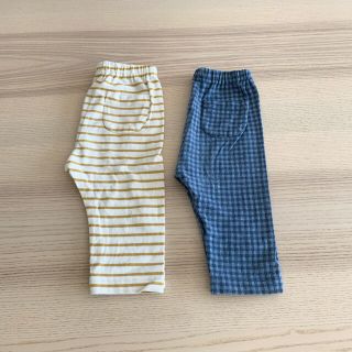 ユニクロ(UNIQLO)のユニクロ レギンス ７分丈 ２セット 90(パンツ/スパッツ)