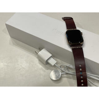 アップルウォッチ(Apple Watch)の【美品】Apple watch 5 ステンレス 44mm(腕時計(デジタル))