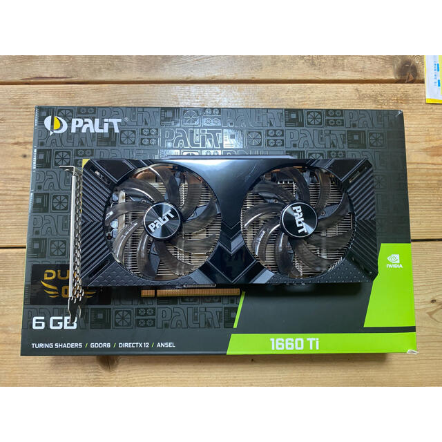 6gb美品 PALIT GeForce GTX 1660 Ti グラボ