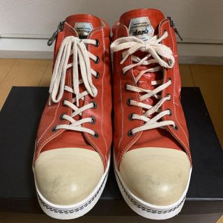 グラム(glamb)のglamb 2012SP マルコムスニーカー　RED(スニーカー)