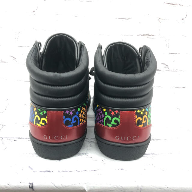 Gucci(グッチ)の新品 未使用 グッチ GUCCI GG サイケデリック ハイカット スニーカー メンズの靴/シューズ(スニーカー)の商品写真