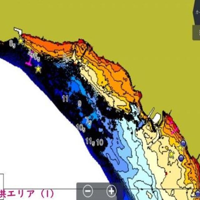 定番人気! ローランス魚探用 琵琶湖湖東広域マップ AT5 データ フィッシング モニター5型~