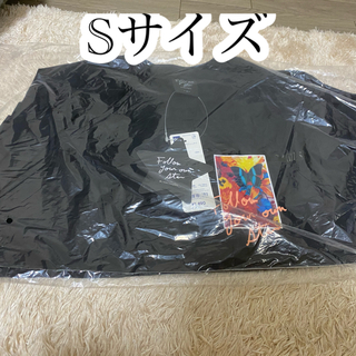 ジーユー(GU)のgu クロップドグラフィックt ブラック(Tシャツ(長袖/七分))